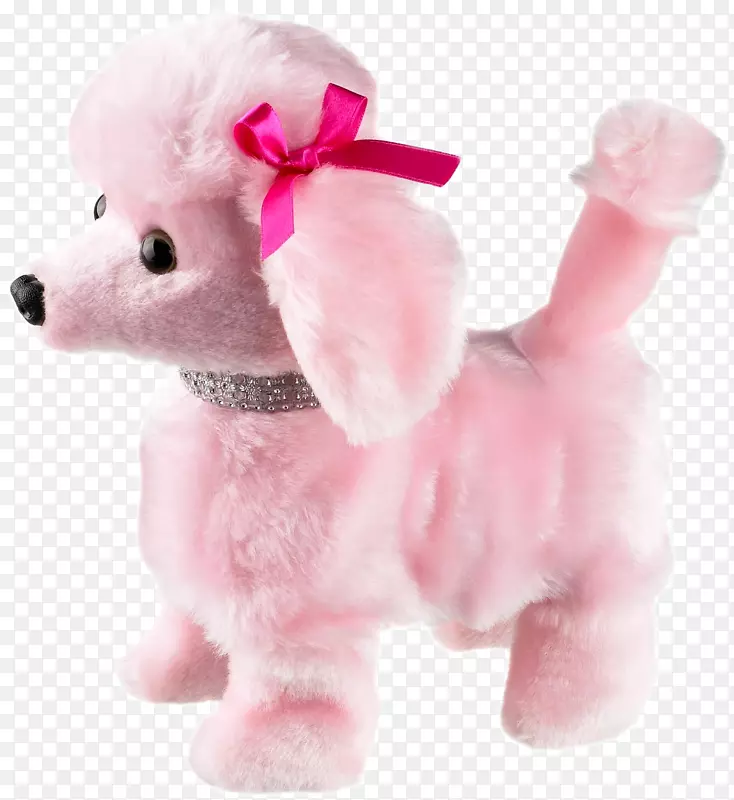 狮子狗，哈姆雷，毛绒动物，可爱的玩具，粉红色的狮子狗