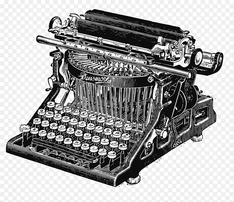 纸打字机广告古董夹艺术.打字机