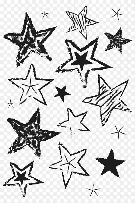 明星纸顶时尚-水彩明星