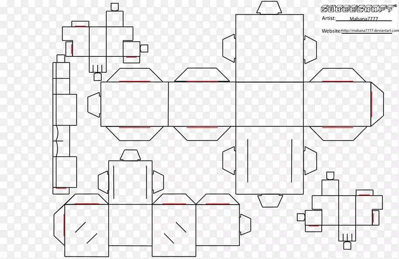 纸模图纸-纸工艺