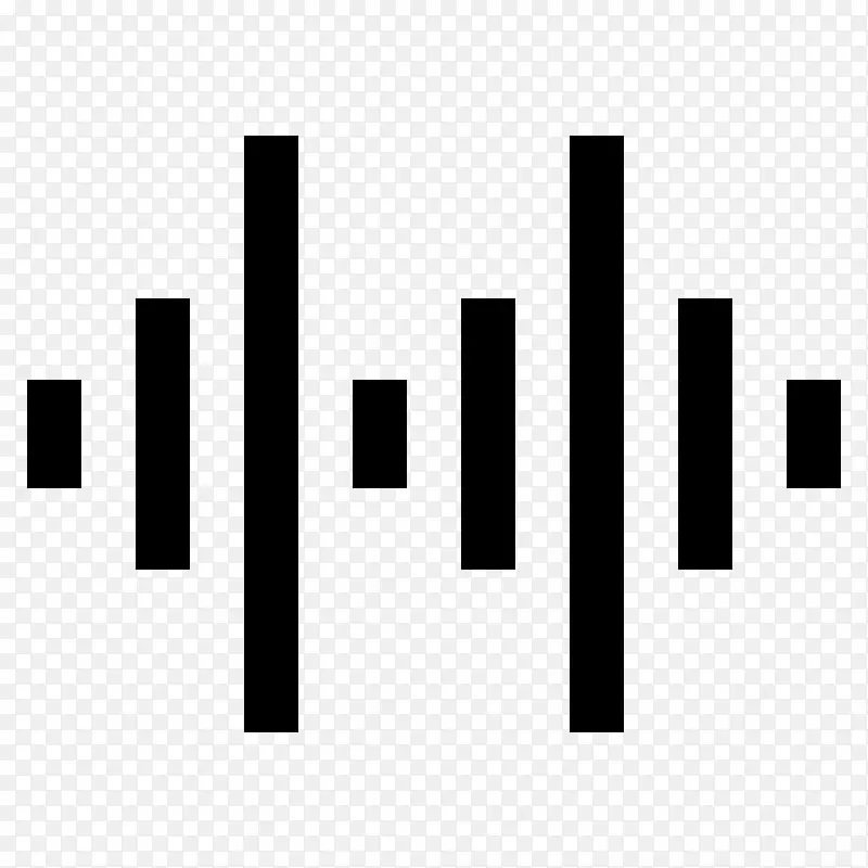 数字音频计算机图标WAV音频信号.扩音器