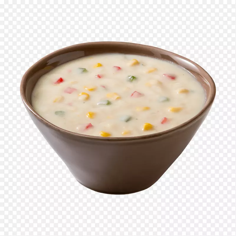 玉米杂烩，蛤蜊，肉鸡，阿尔弗雷多奶油-薯片