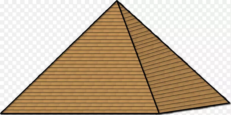 立面屋顶三角形壁板.金字塔
