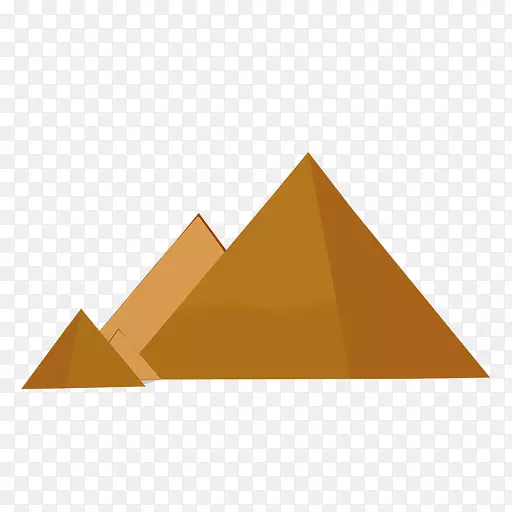 吉萨大金字塔绘画剪贴画-金字塔
