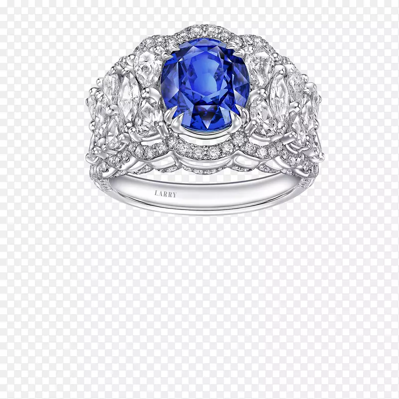 珠宝宝石蓝宝石戒指