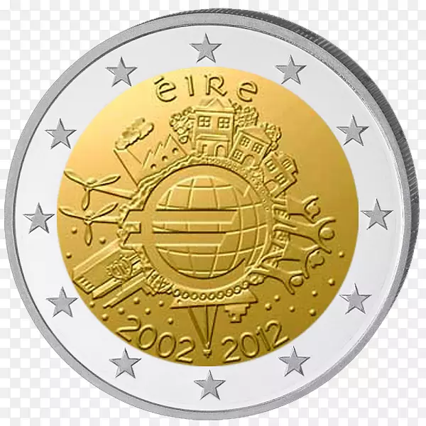 2欧元纪念币2欧元硬币金币