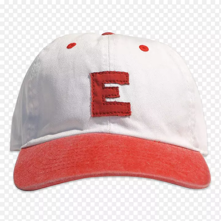 棒球帽红e字