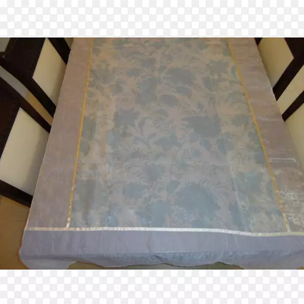 桌布蓝色丝绸纺织品桌布