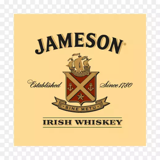 詹姆逊爱尔兰威士忌詹姆逊酿酒厂。单一麦芽威士忌-时尚插画