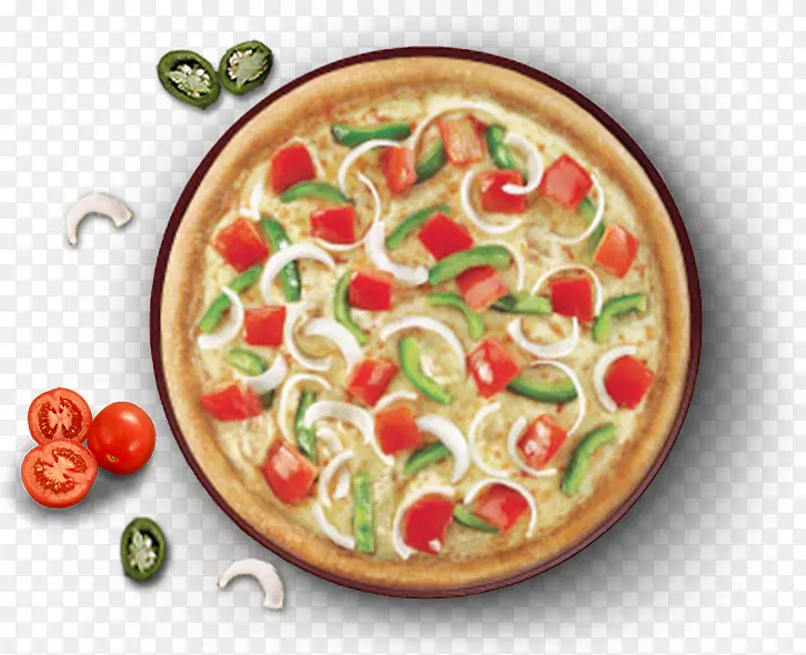 多米诺披萨素食汉堡蔬菜餐厅-非素食食品