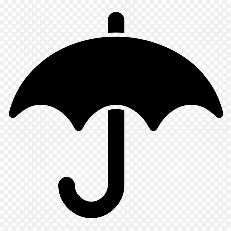 电脑图标伞保险字体酷炫的剪贴画-阳伞