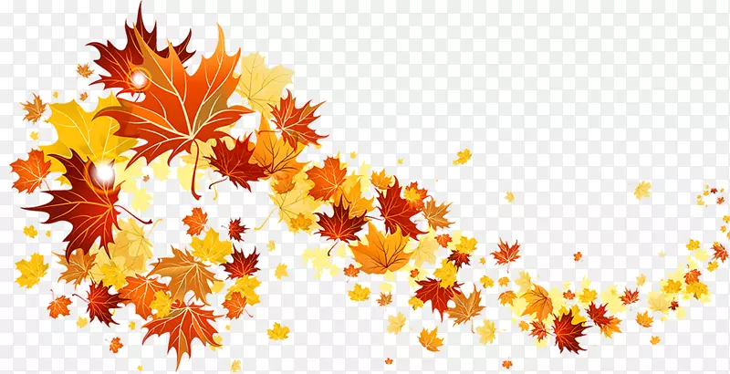 秋叶色桌面壁纸夹艺术-秋天