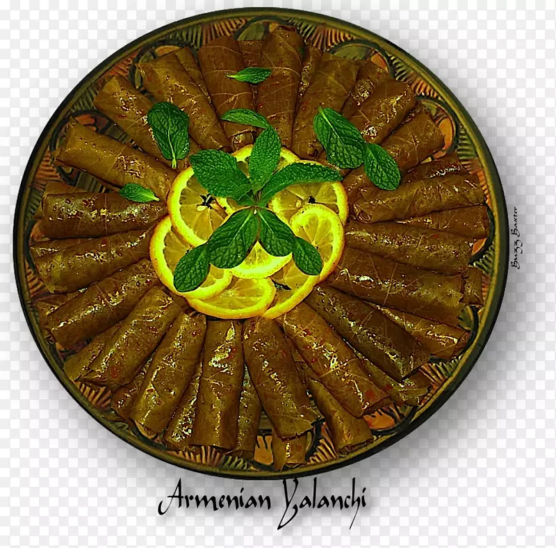 亚美尼亚食物娃娃土耳其菜沙玛-欧芹