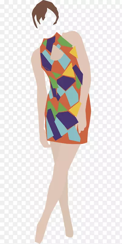 服装时尚剪贴画-女性服装