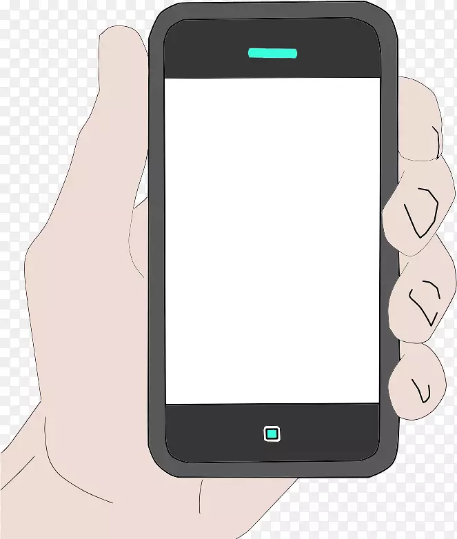 iphone电话电脑图标剪辑艺术手机