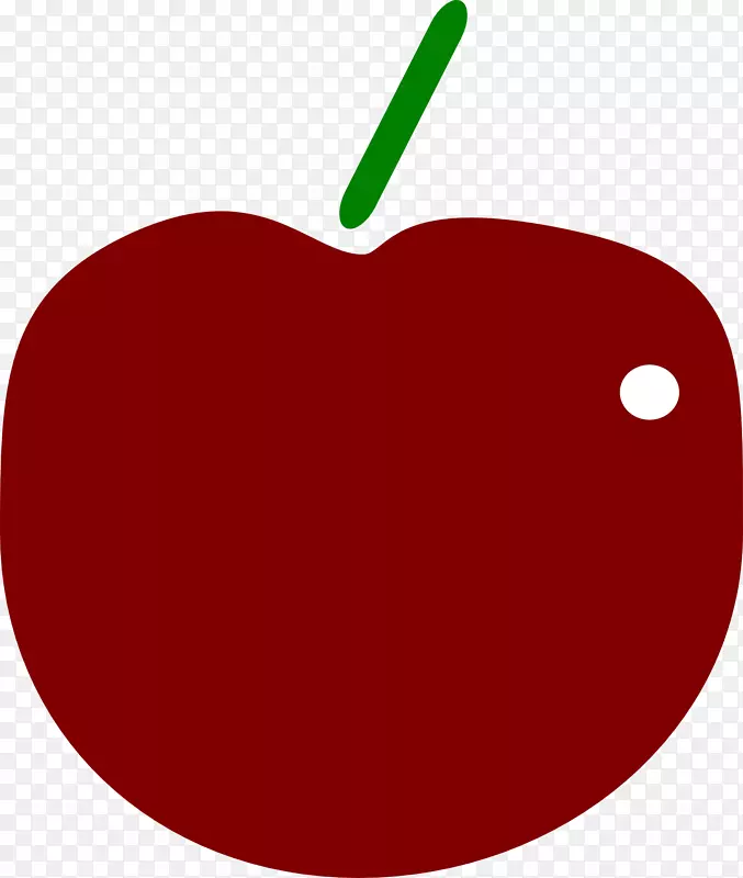苹果园道路剪贴画-苹果水果