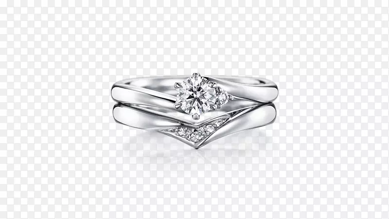结婚戒指珠宝白金宝石订婚戒指