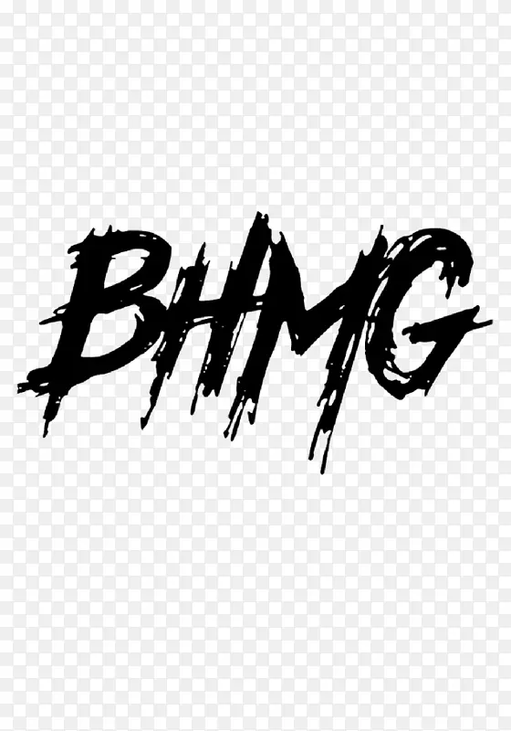 bhmg t恤连帽衫嘻哈蓝白t恤