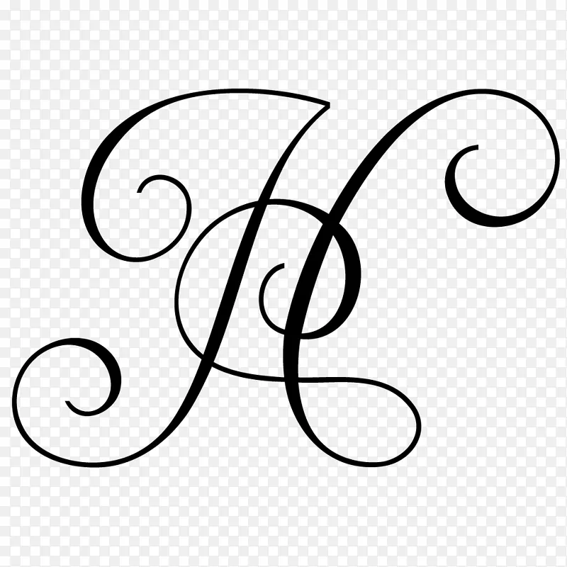 字母字体.婚礼标志