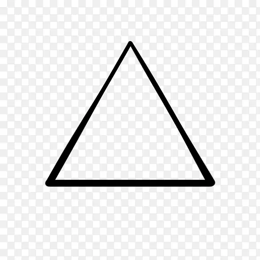 彭罗斯三角电脑图标箭头-三角图