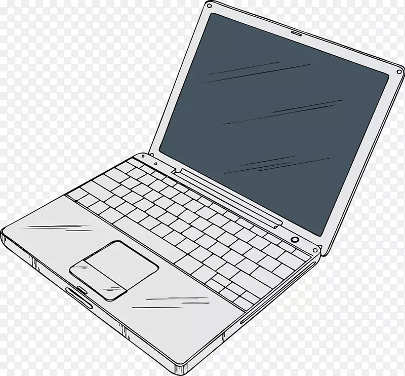笔记本电脑MacBook剪贴画-笔记本电脑