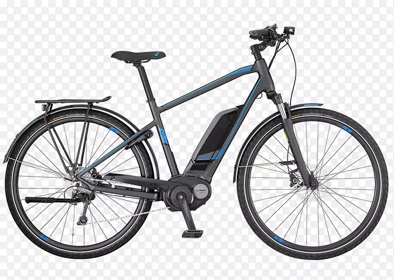 斯科特运动型电动自行车混合动力自行车租赁旅游