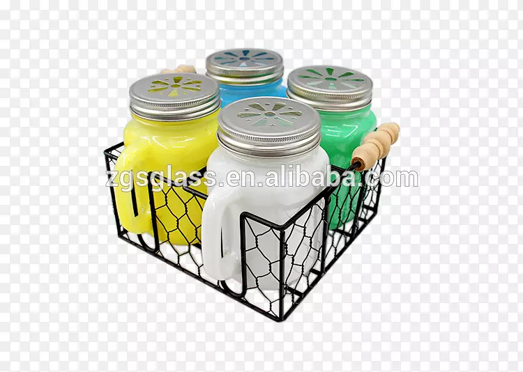 梅森罐玻璃盖子塑料-梅森罐
