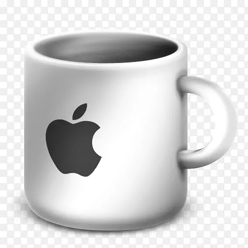 咖啡杯苹果电脑图标-杯子