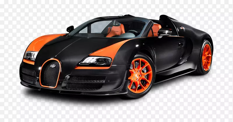 Bugatti Veyron跑车Bugatti 8汽缸线车