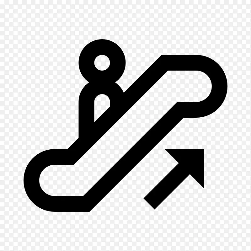 符号自动扶梯电脑图标楼梯剪辑艺术自动扶梯
