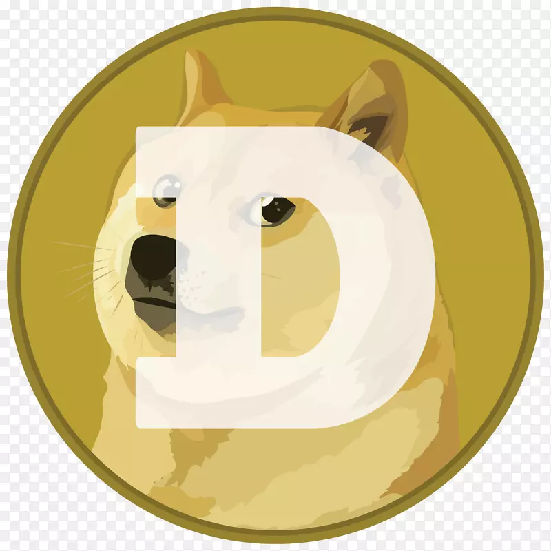 Dogecoin shiba inu加密货币比特币徽标-doge