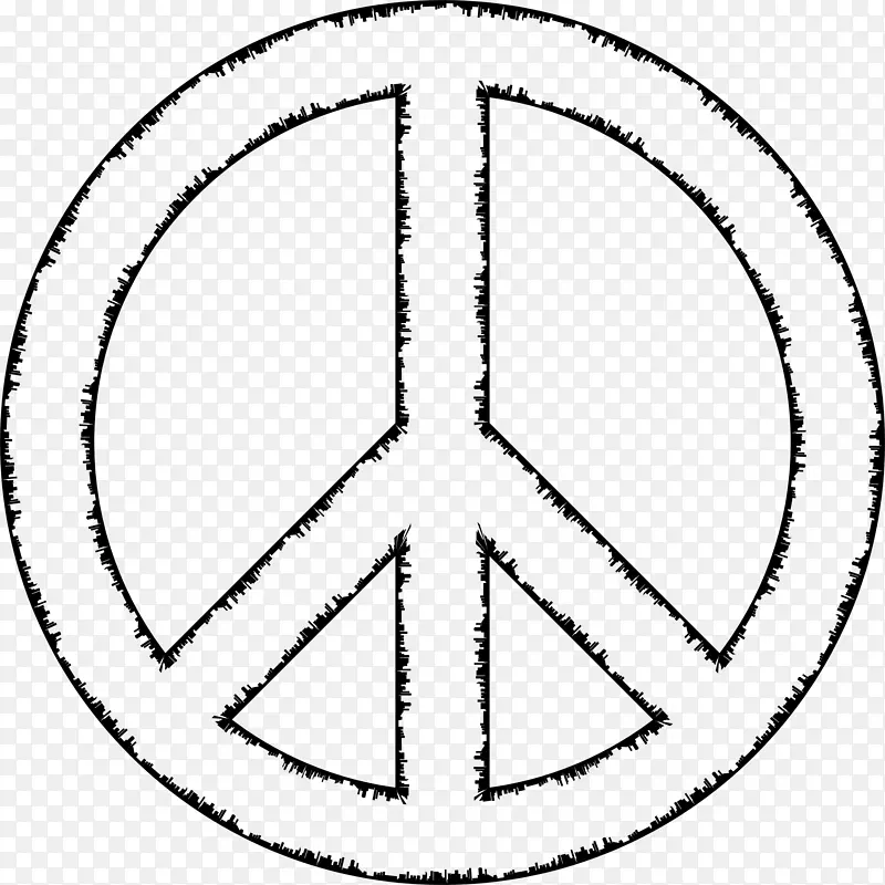 和平符号剪贴画-和平标志