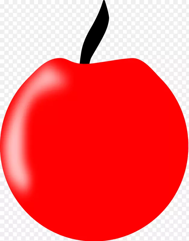 MacBookpro苹果剪贴画-红苹果