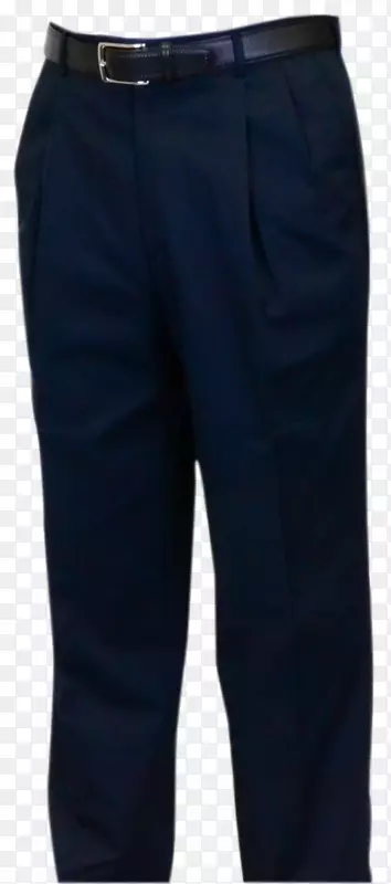 长裤钴蓝电蓝短裤腰裤
