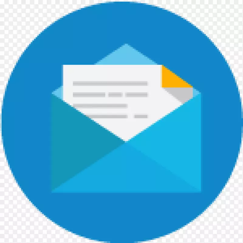 蓝色标志圈品牌-发送电子邮件按钮
