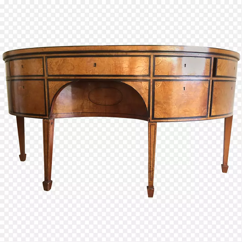 家具自助餐和餐具柜，书桌，木材染色，古董自助餐