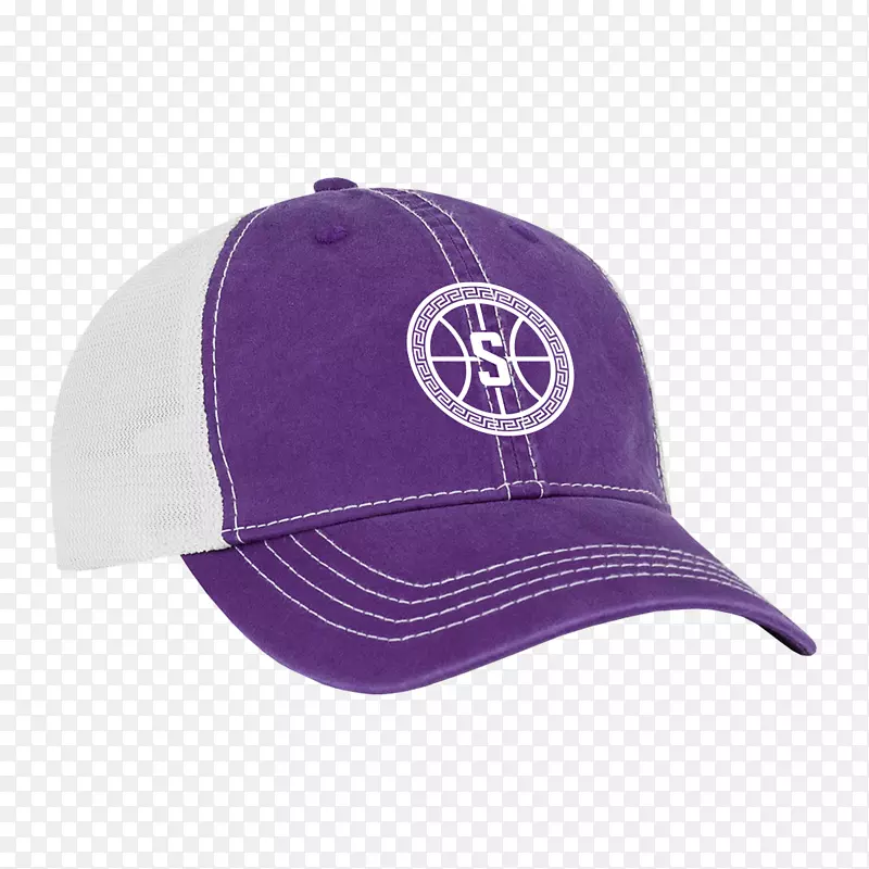 棒球帽头戴紫色紫罗兰