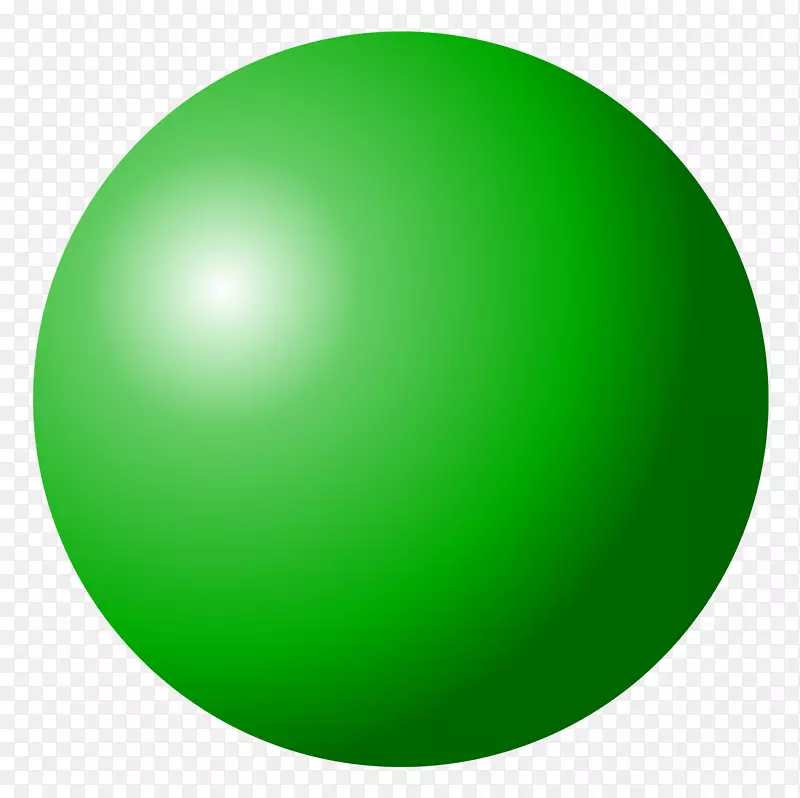 圆绿球梯度圆