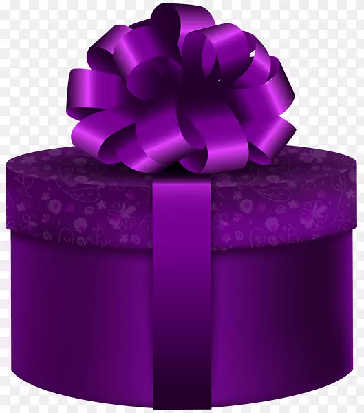 紫色圣诞礼物bmp文件格式剪贴画.紫色背景