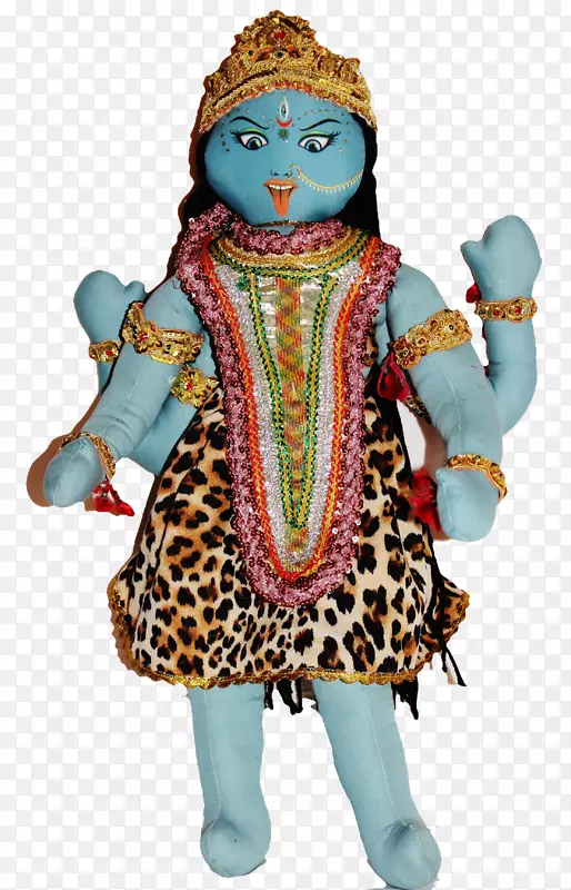 Kali Ganesha Krishna娃娃女神-Durga