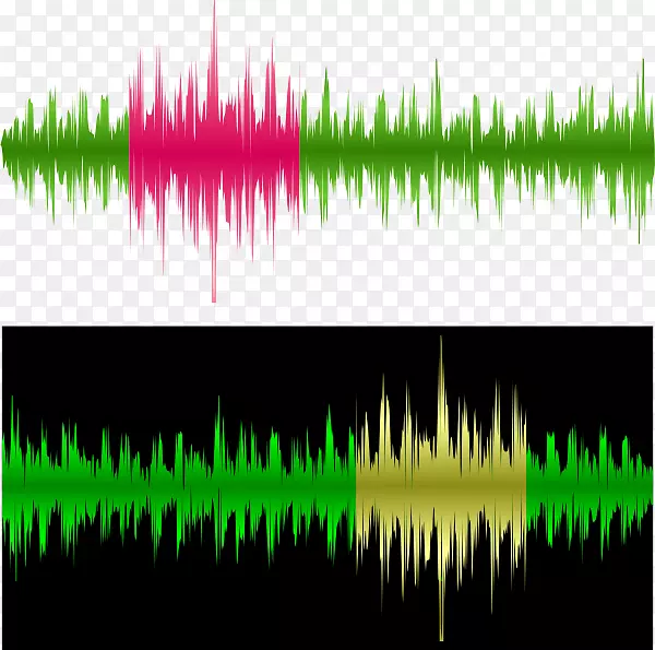 麦克风录音和复制留声机记录剪辑艺术.声波