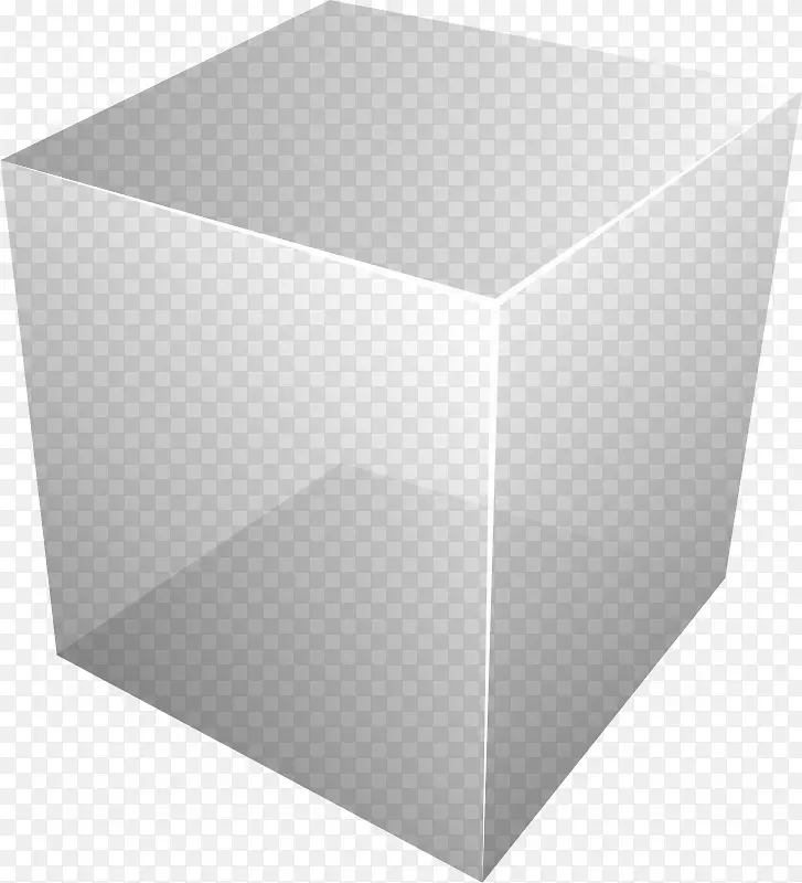 立方体透明和半透明剪贴画.立方体