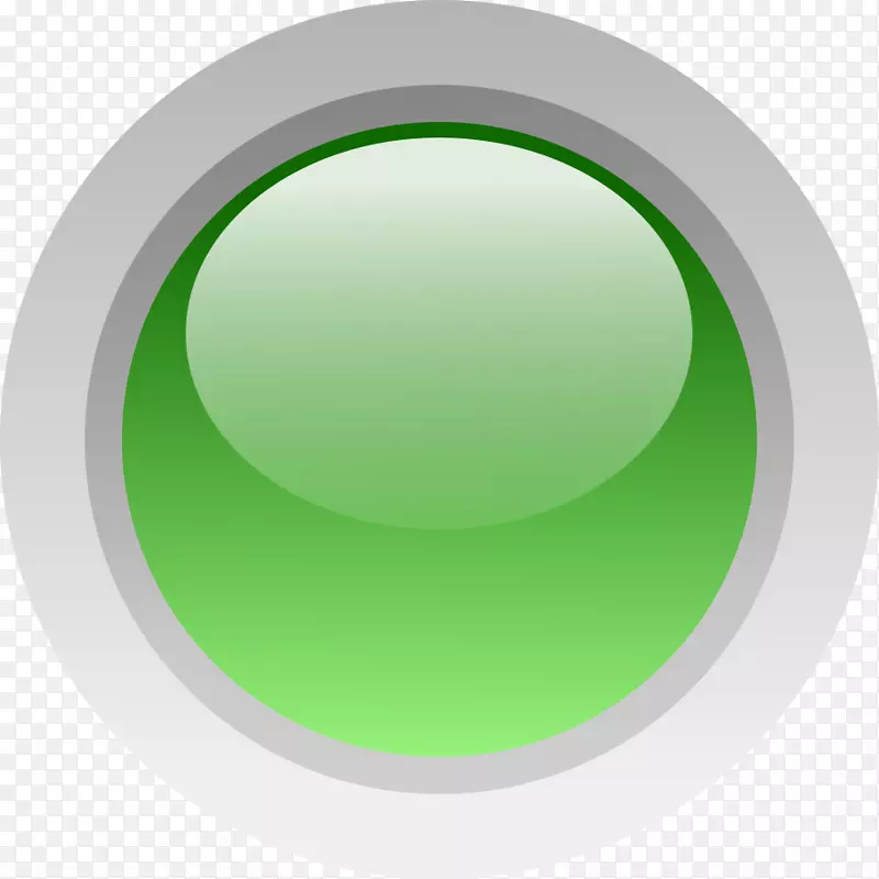 圆圈剪贴画-绿色圆圈