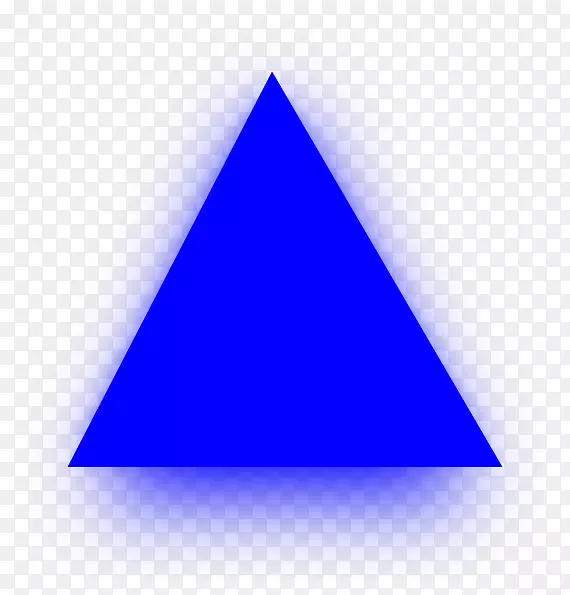 钴蓝三角电蓝紫彩色三角形数