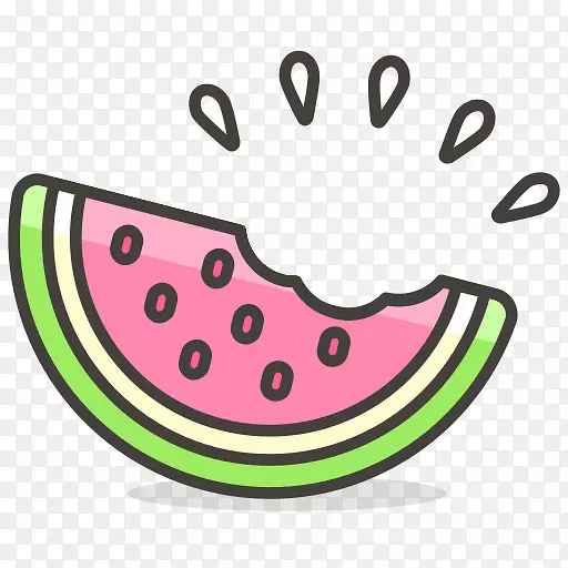 食品水果西瓜电脑图标表情-西瓜