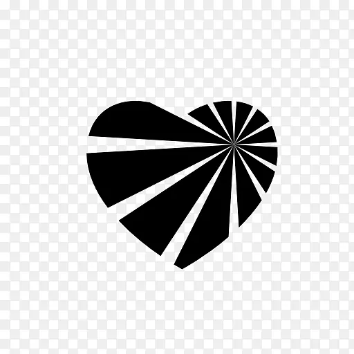 轻电脑图标心脏标志-强