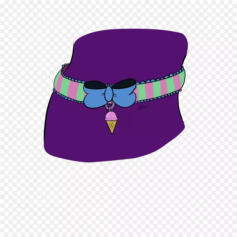 戴紫色紫丁香护目镜-洒