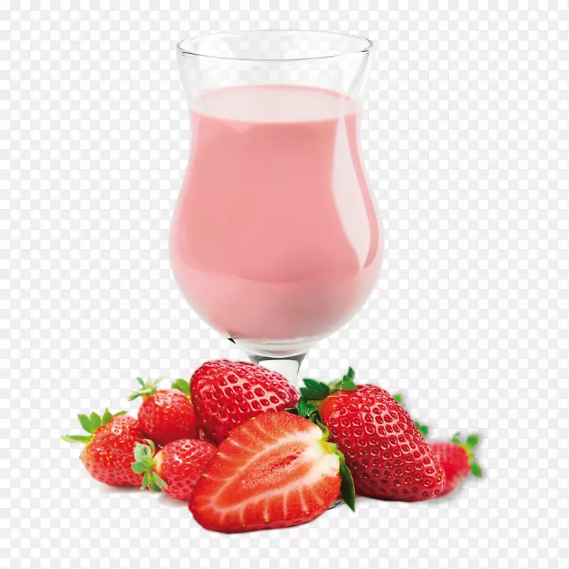 饮料混合膳食替代草莓汁-奶昔