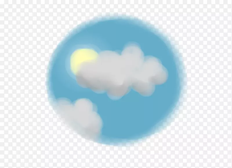 圆球桌面壁纸微软天云计算-多云