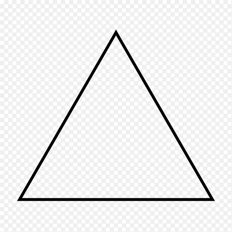 等边三角形形状剪贴画.三角形